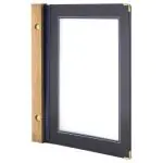 Menukaart - A5 - Donkerblauw - Hout/Polypropyleen - Securit MC-WRA5-BU €10.95 Menukaarten