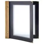 Menukaart - A5 - Donkerblauw - Hout/Polypropyleen - Securit MC-WRA5-BU €10.95 Menukaarten