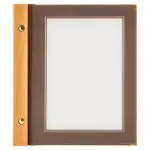Menukaart - A5 - Bruin - Hout/Polypropyleen - Securit MC-WRA5-BR €10.95 Menukaarten