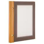 Menukaart - A5 - Bruin - Hout/Polypropyleen - Securit MC-WRA5-BR €10.95 Menukaarten