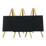 Tafelkrijtbord Mini - 3 Stuks - H 24 x B 15 CM - Naturel - Securit MNI-B-KR €24.95 Krijtborden