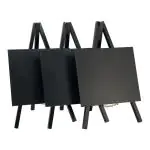 Tafelkrijtbord Mini - 3 Stuks - H 24 x B 15 CM - Zwart - Securit MNI-BL-KR €24.95 Krijtborden