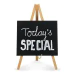 Tafelkrijtbord Mini - H 24 x B 15 CM - Naturel - Securit MNI-B-KR-1 €12.45 Krijtborden