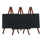 Tafelkrijtbord Mini - 3 Stuks - H 24 x B 15 CM - Mahonie - Securit MNI-M-KR €24.95 Krijtborden