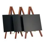Tafelkrijtbord Mini - 3 Stuks - H 24 x B 15 CM - Mahonie - Securit MNI-M-KR €24.95 Krijtborden
