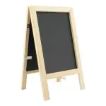 Tafelkrijtbord Sandwich - Dubbelzijdig - H 24 x B 15 CM - Zwart - Securit SBS-B-MNI €12.95 Krijtborden