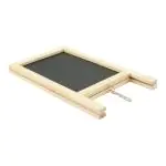 Tafelkrijtbord Sandwich - Dubbelzijdig - H 24 x B 15 CM - Zwart - Securit SBS-B-MNI €12.95 Krijtborden