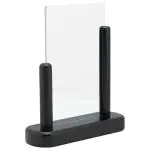 Poster Frame - A6 - Houten Voet - Zwart - Acryl - H 17.4 x B 15.7 CM - Securit PFT-BL-SM €13.25 Presentatie