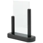 Poster Frame - A6 - Houten Voet - Zwart - Acryl - H 17.4 x B 15.7 CM - Securit PFT-BL-SM €13.25 Presentatie
