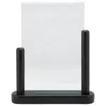 Poster Frame - A5 - Houten Voet - Zwart - Acryl - H 24 x B 20 CM - Securit PFT-BL-ME €15.95 Presentatie