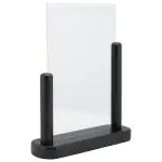 Poster Frame - A5 - Houten Voet - Zwart - Acryl - H 24 x B 20 CM - Securit PFT-BL-ME €15.95 Presentatie