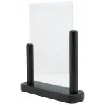 Poster Frame - A5 - Houten Voet - Zwart - Acryl - H 24 x B 20 CM - Securit PFT-BL-ME €15.95 Presentatie