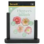 Poster Frame - A5 - Houten Voet - Zwart - Acryl - H 24 x B 20 CM - Securit PFT-BL-ME €15.95 Presentatie
