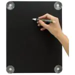 Raam Krijtbord - Dubbelzijdig - Zwart - H 35.6 x B 27.1 CM - Securit PFW-27-36-BL €18.25 Krijtborden