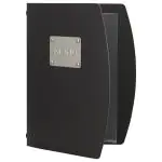 Menukaart Rio - A5 - Zwart - Polyurethaan - Securit MC-RCA5-BL €7.95 Menukaarten