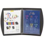 Menukaart Rio - A5 - Zwart - Polyurethaan - Securit MC-RCA5-BL €7.95 Menukaarten