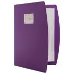 Menukaart Rio - A4 - Paars - Polypropyleen - Securit MC-RCA4-VT €9.25 Menukaarten