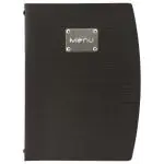 Menukaart Rio - A4 - Zwart - Polypropyleen - Securit MC-RCA4-BL €9.25 Menukaarten
