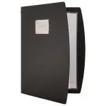 Menukaart Rio - A4 - Bestek - Design - Zwart - Polypropyleen - Securit MC-RCA4-BL-FK €9.25 Menukaarten