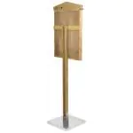 Menukaart Display - Led Verlichting - Bruin - Hout - H 82 x B 53 CM - Securit MCS-4A4-WLR-SET €249.00 Menukaarten