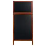 Stoepbord Deluxe - Groot - Hout - H 120 CM - Mahonie - Securit SDT-M-120 €129.00 Krijtborden