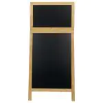 Stoepbord Deluxe - Groot - Hout - H 120 CM - Naturel - Securit SDT-B-120 €129.00 Krijtborden
