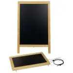 Stoepbord Deluxe - Groot - Hout - H 120 CM - Naturel - Securit SDT-B-120 €129.00 Krijtborden