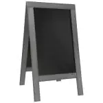 Stoepbord Nature - Groot - Beukenhout - Grijs - H 135 CM - Securit SBS-NG-135 €165.95 Krijtborden