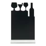 Tafelkrijtbord Silhouette - Cocktail - Aluminium Voet - Zwart - Securit FBTA-COCKTAIL €16.95 Krijtborden