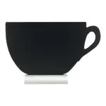 Tafelkrijtbord Silhouette - Cup - Aluminium Voet - Zwart - Securit FBTA-CUP €16.95 Krijtborden