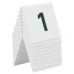 Tafelnummer - 1-10 - Wit - Securit TN-1-10-WT €13.95 Tafelbordjes