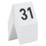 Tafelnummer - 31-40 - Wit - Securit TN-31-40-WT €13.95 Tafelbordjes