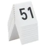 Tafelnummer - 51-60 - Wit - Securit TN-51-60-WT €13.95 Tafelbordjes
