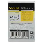 Poster Frame - A8 - Transparant - Acryl - H 8 x B 4.1 CM - Securit PFT-ACL-A8 €3.25 Presentatie