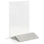 Poster Frame - A6 - RVS Voet - Transparant - Acryl - H 17.3 x B 10.5 CM - Securit PFT-ACM-A6 €8.45 Presentatie