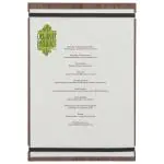 Menukaart Plank - A4 - Elastiek - Walnoot - Hout - Securit MC-WALA4-RB €17.45 Menukaarten