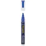 Krijtstift - Gebeitelde Punt - Watervast - Blauw - 7-15 MM - Securit SMA610-BU €3.45 Krijtborden
