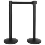 Afzetpaal - 2 Stuks - Met Voet - Trekband - Zwart - Securit RS-RT-LW-BL €117.95 Sierkoord en afzetpalen