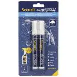 Krijtstift - Gebeitelde Punt - Watervast - Wit - 2-6 MM - Securit BL-SMA610-WT €7.45 Krijtborden