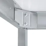RVS Horeca Spoeltafel - 1 Bak - Met Onderschap - Demontabel - G-Line RVS-M-00166 €259.00 RVS spoeltafels