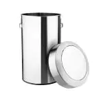 Prullenbak - 70 L - Zilver - Staal - Bolero HT461 €108.50 Afvalbakken