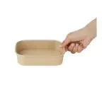 Vierkante Container - 300 Stuks - Papier - Fiesta Recyclable HW015 €57.99 Wegwerp verpakkingen