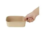 Vierkante Container - 300 Stuks - Papier - Fiesta Recyclable HW016 €62.99 Wegwerp verpakkingen