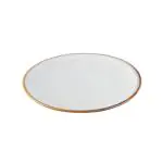 Bord - 6 stuks - Grijs - Porselein - Ø 18 x H 2.1 CM - Olympia FU189 €66.99 Borden