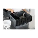 Opbergkrat - Zwart - Kunststof - Vogue DX995 €15.69 Keuken