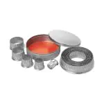 Stekerdoos - 14-Delig - Rond - Gekarteld - RVS - Emga E015101 €13.25 Vormen