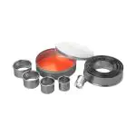 Stekerdoos - 14-Delig - Rond - Glad - RVS - Emga E015102 €13.25 Vormen