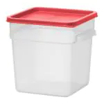 Voedselcontainer - 7.6 L - Polypropyleen - H 23 x B 23.5 x D 23.5 CM - Hendi H870938 €6.80 Voedselbakken