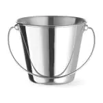 Emmer - Met Handvat - Ø13 CM - RVS - Hendi H425732 €5.50 RVS emmers