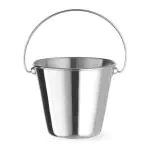Emmer - Met Handvat - Ø13 CM - RVS - Hendi H425732 €5.50 RVS emmers